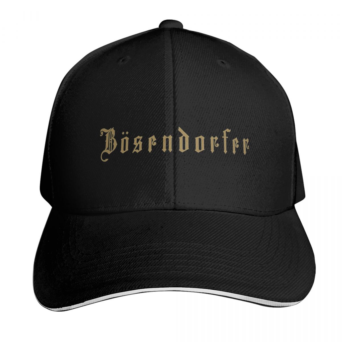 Streetwear Brand Logo Design - Bosendorfer Piano Logo-ontwerp, luxe baseballcap van