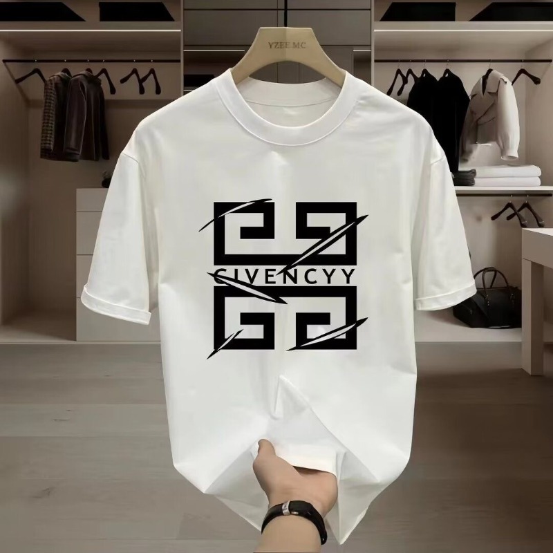 Streetwear Brand Graphic Designer - 2026 Heren GIVENCY Merklogo Print T-shirt