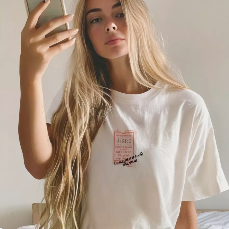 Streetwear Russian Brand - Russische mode streetwear gemakkelijk tee retro