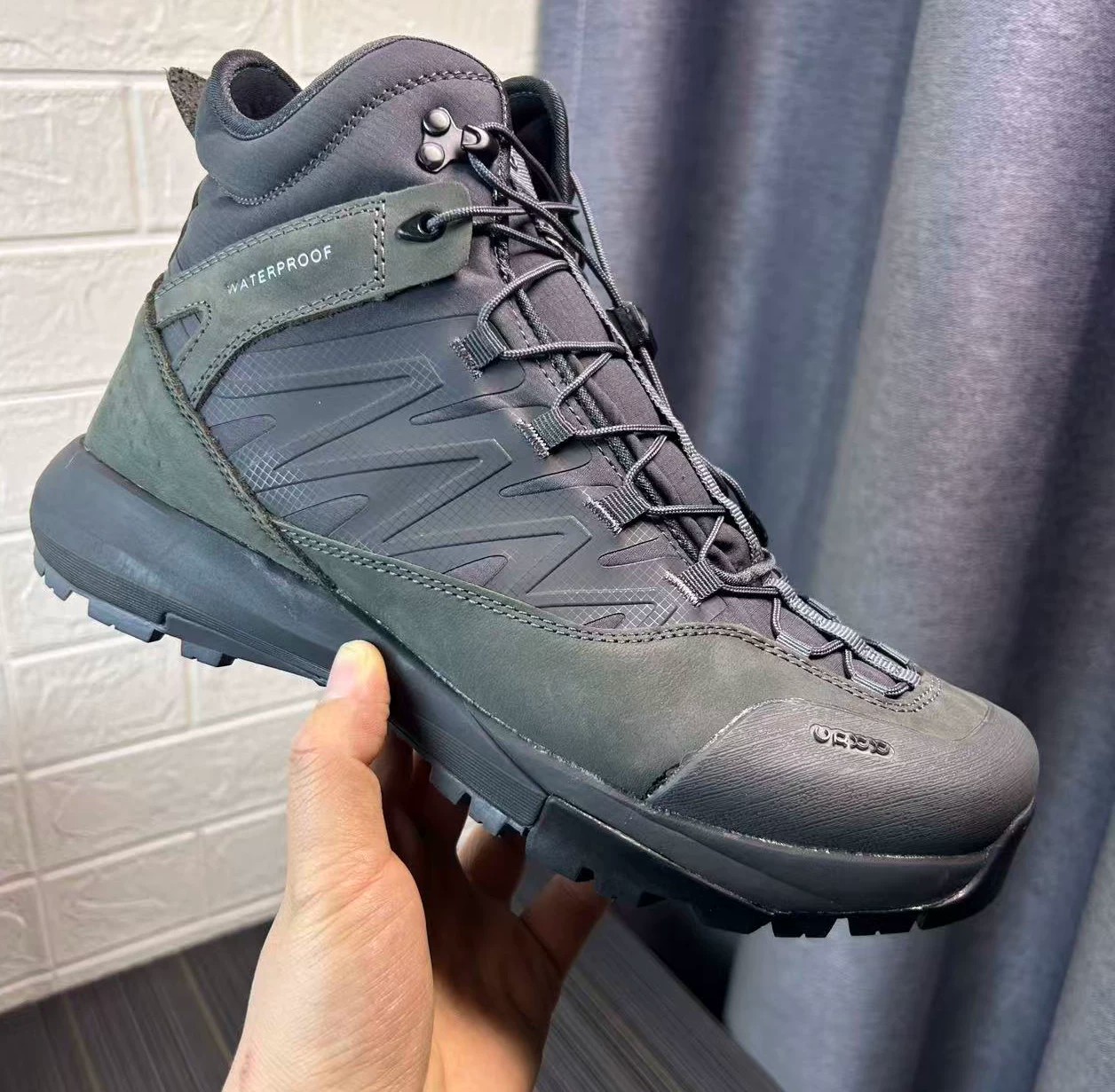 Streetwear Brand - Hoge lederen wandelschoenen voor heren Luxe