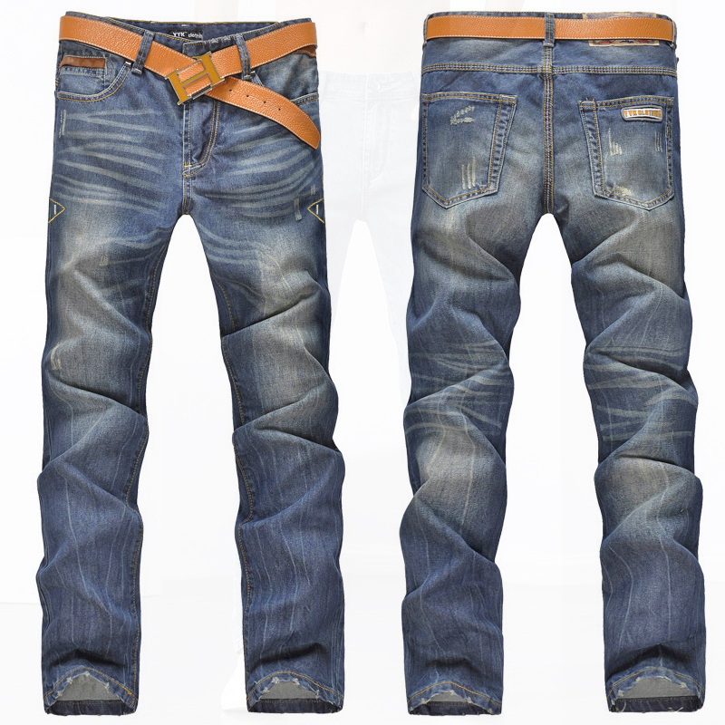 Streetwear Brand Italy - Gescheurde jeans voor heren Merkbroek Denim