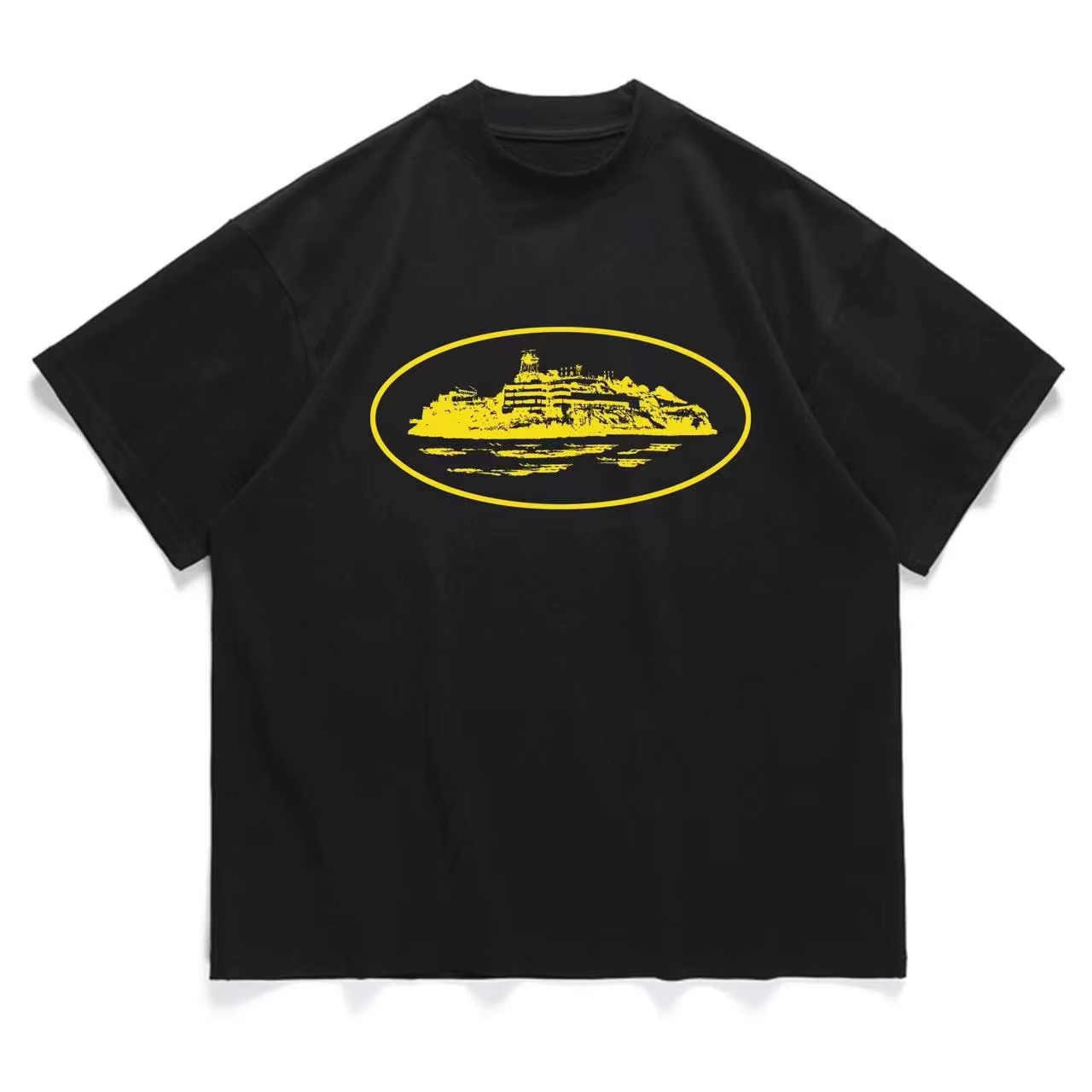 Yellow Streetwear Brand - Geel klassiek logo premium street trendy
