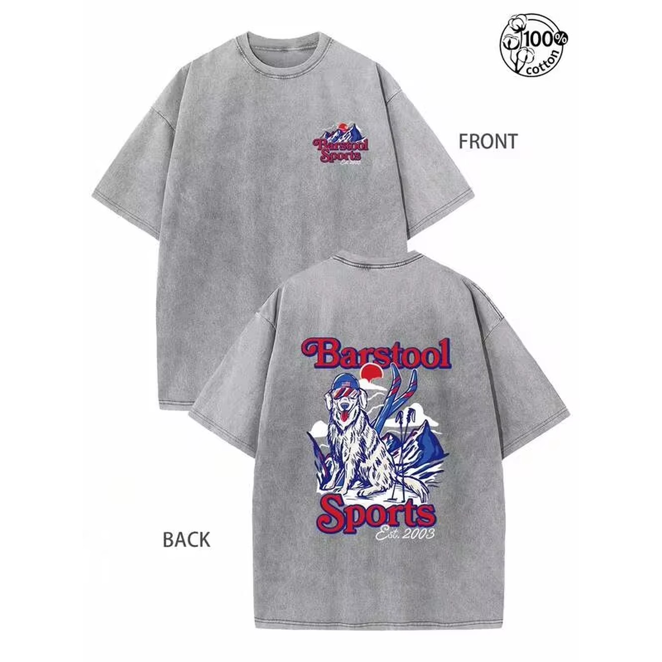 Streetwear Brand Italy - Barstool Sports,American Retro Barstool Sports Ski