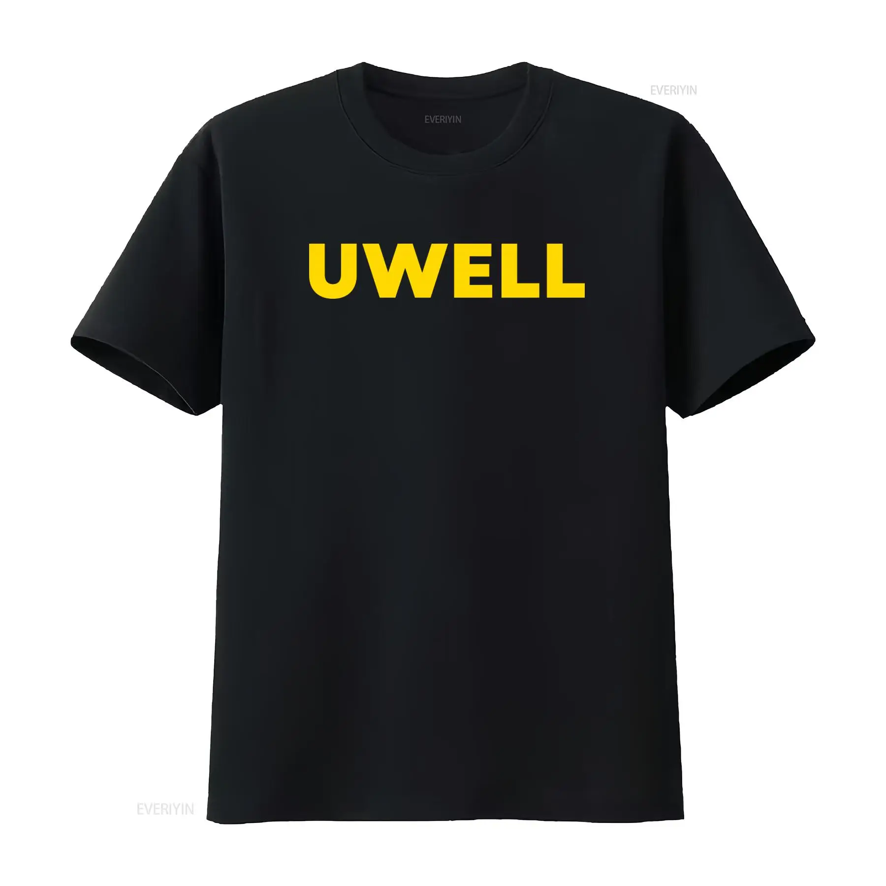 Uwell merk T-shirt met gele op - Yellow Streetwear Brand recensie en prijs