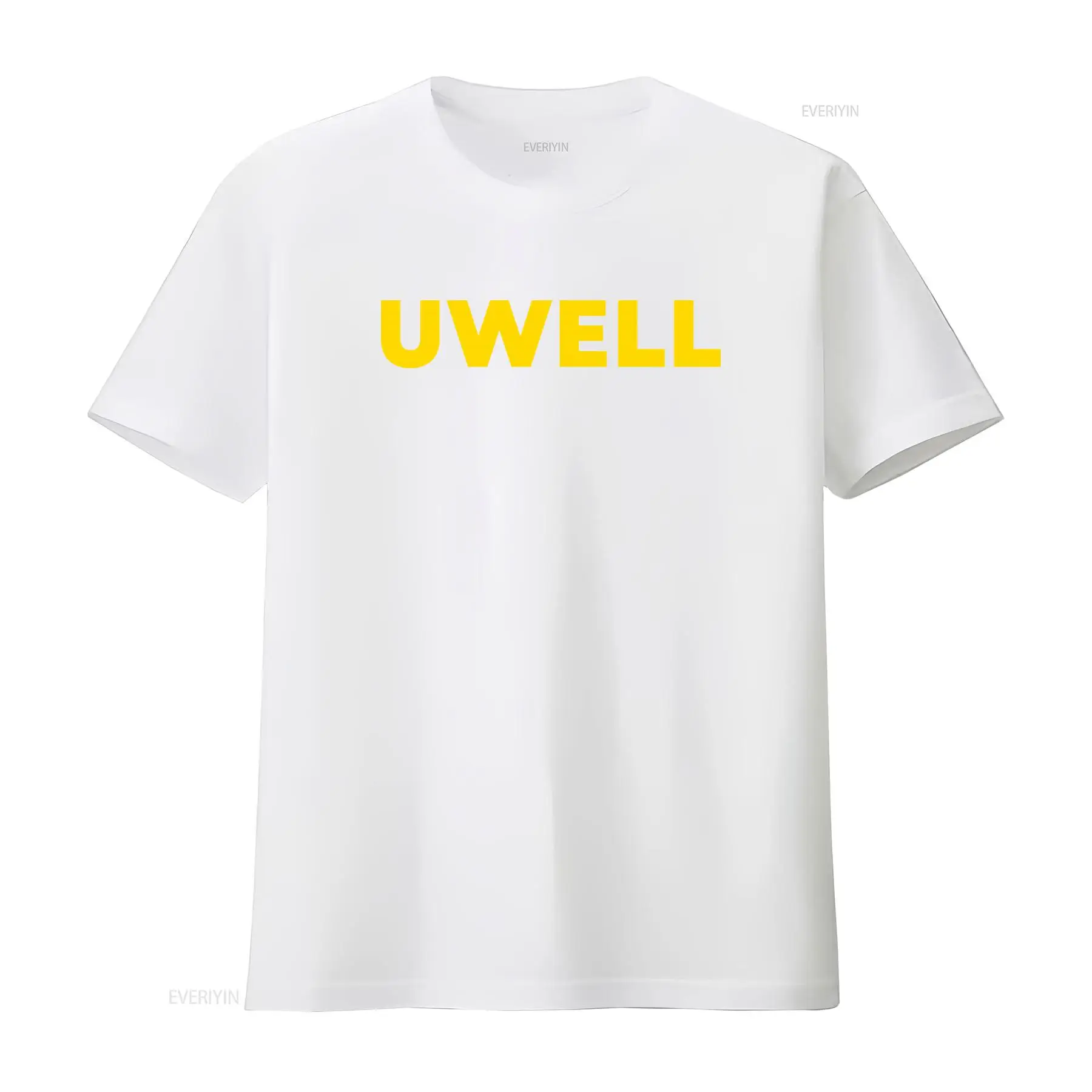Uwell merk T-shirt met gele op - Yellow Streetwear Brand recensie en prijs